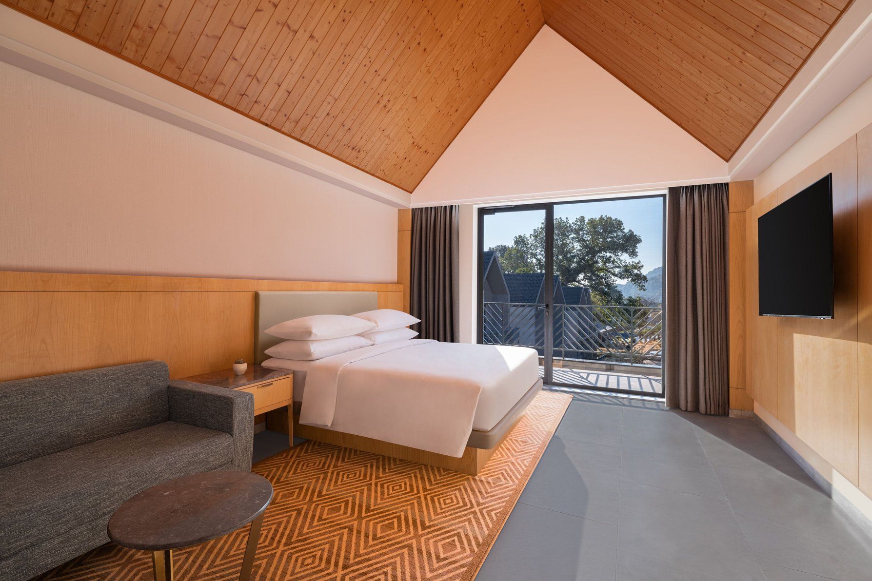 Family Cottage 02 Bedroom, Living area, Balconies.