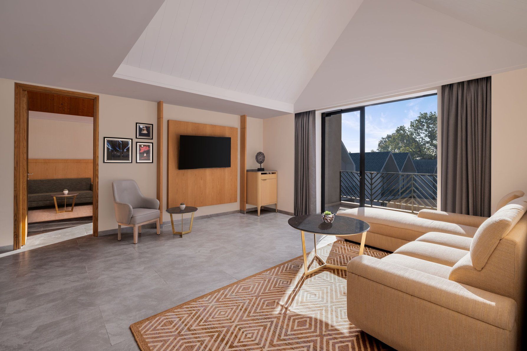 Family Cottage 02 Bedroom, Living area, Balconies.