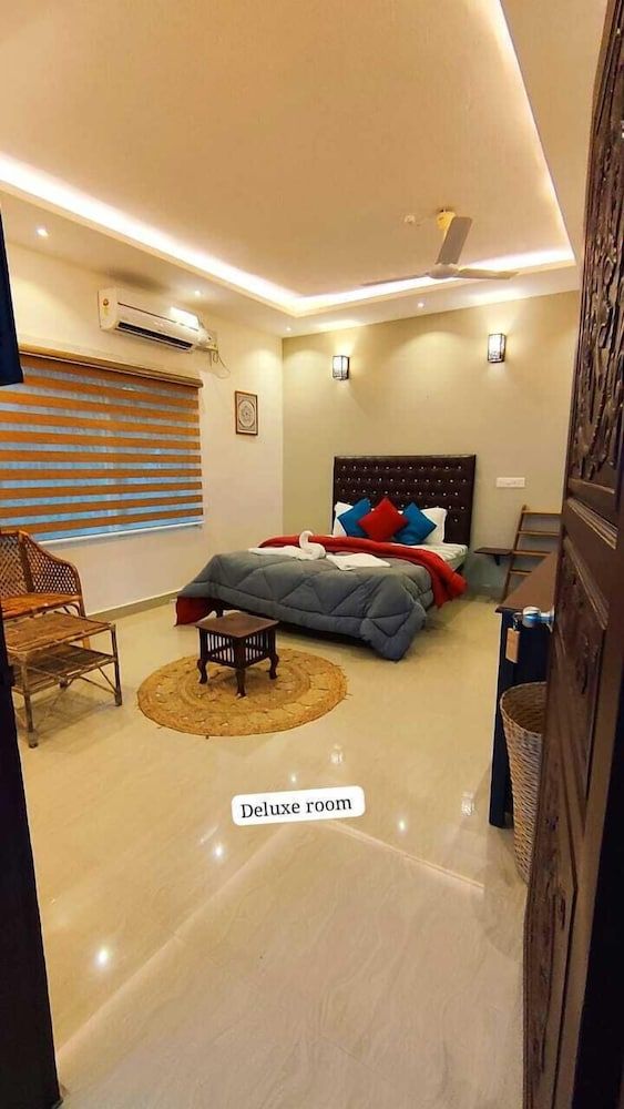 Pura Vida Varkala Deluxe Double Room, Partial Ocean View