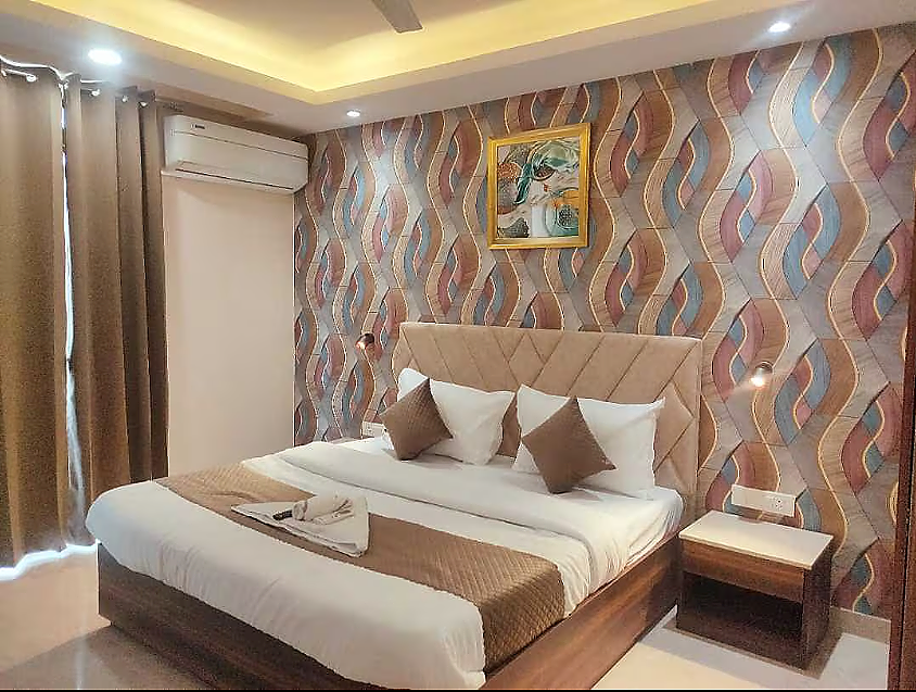 LimeWood Stay Gold-1BHK APARTMENT NEAR ARTEMIS HOSPITAL 1 BHK Apartment with Private Balcony