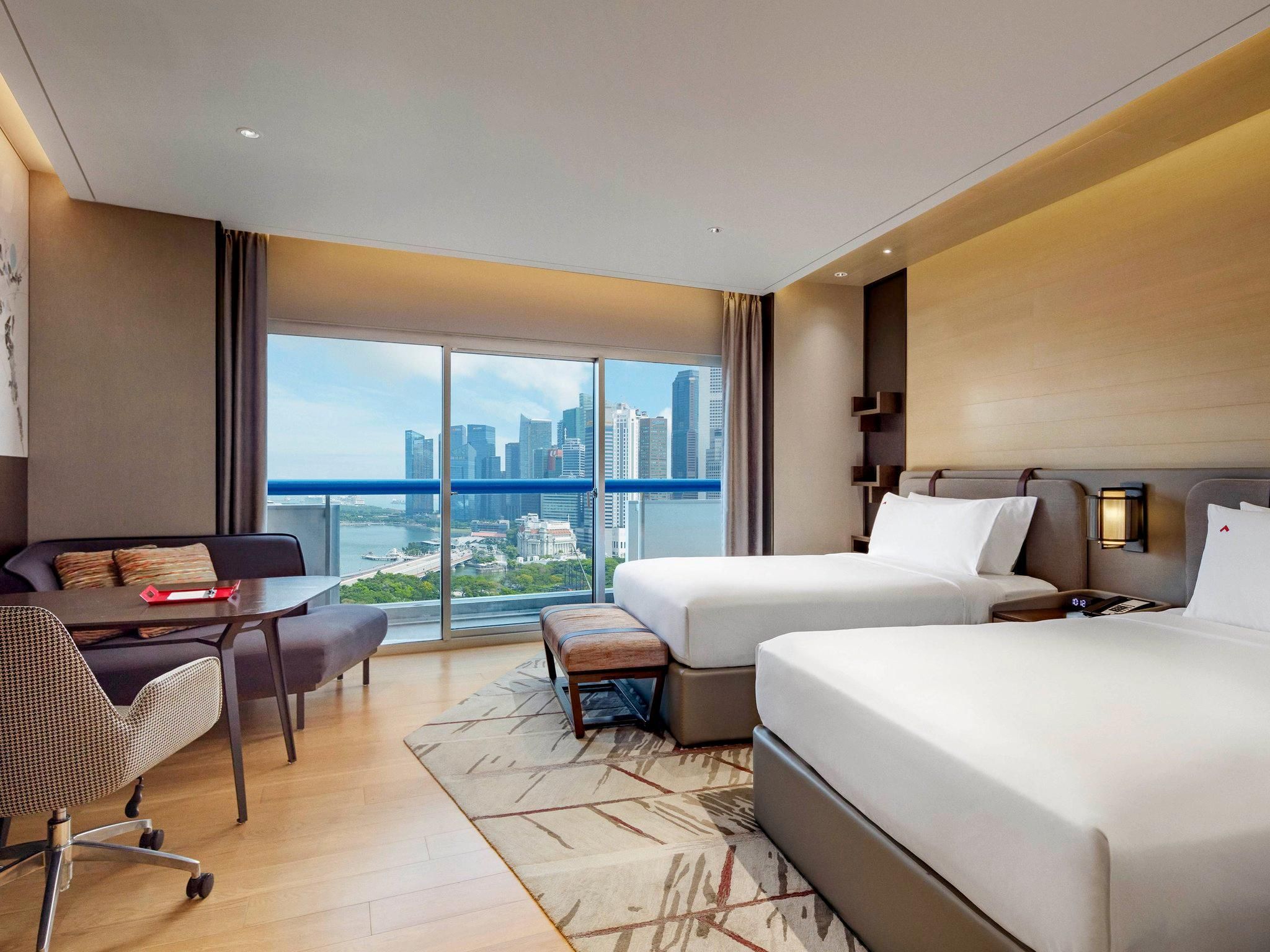 Executives Marina Bay, 2 Doubles, L65 Lounge Access, High Floor, Balcony, Marina Bay View
