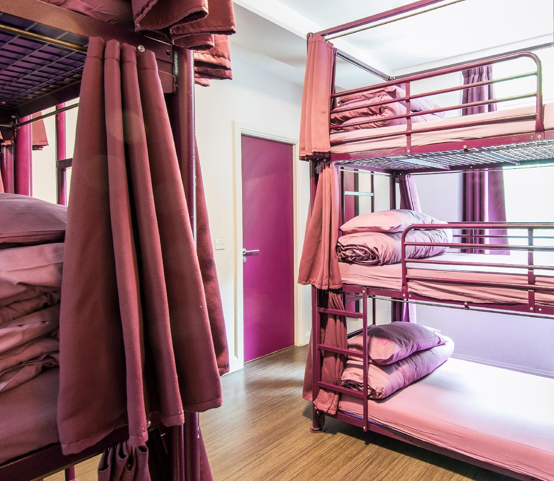 Bed in 10-Bed Mixed Dorm Shared Bathroom