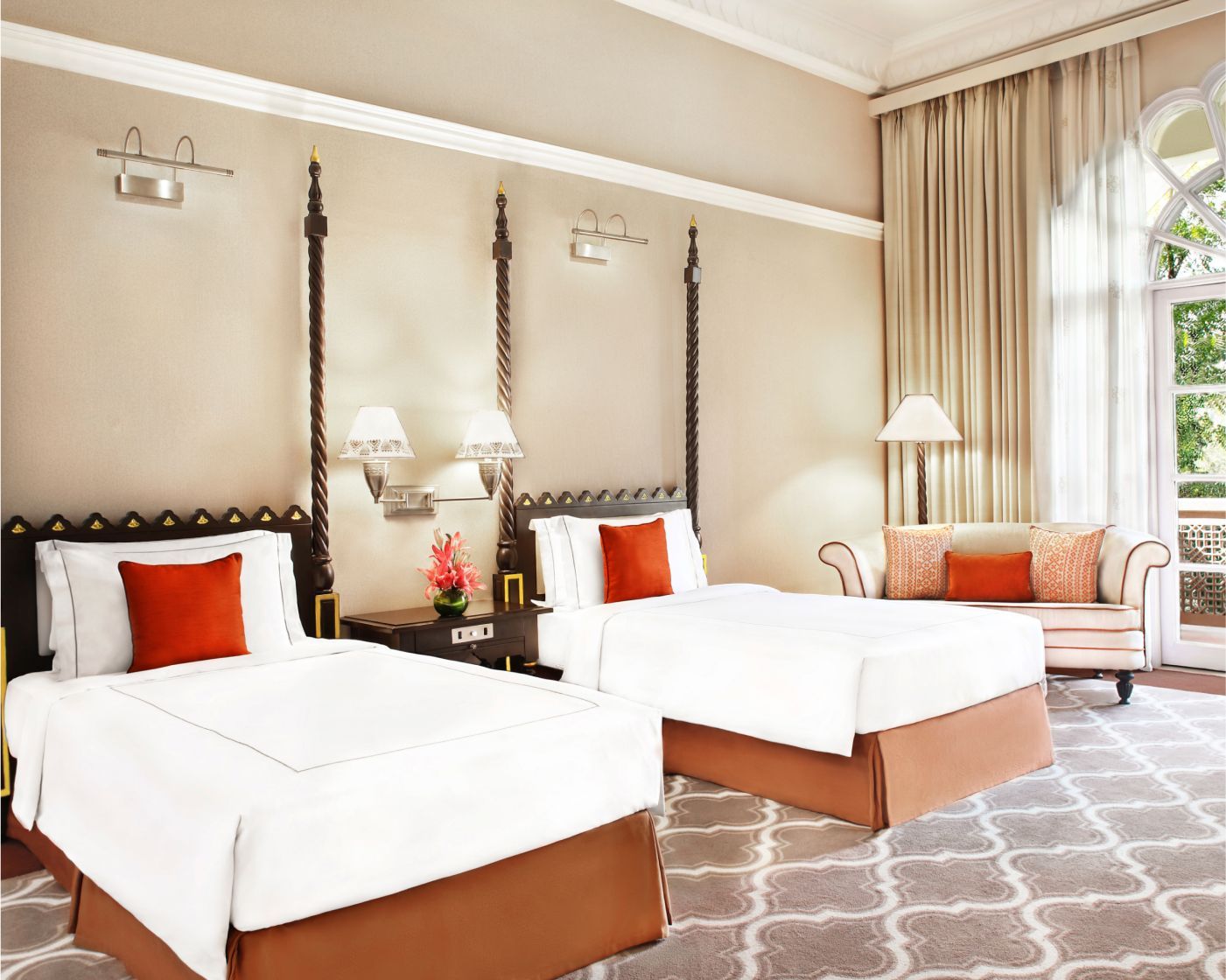 Luxury room Pool view Twin Bed