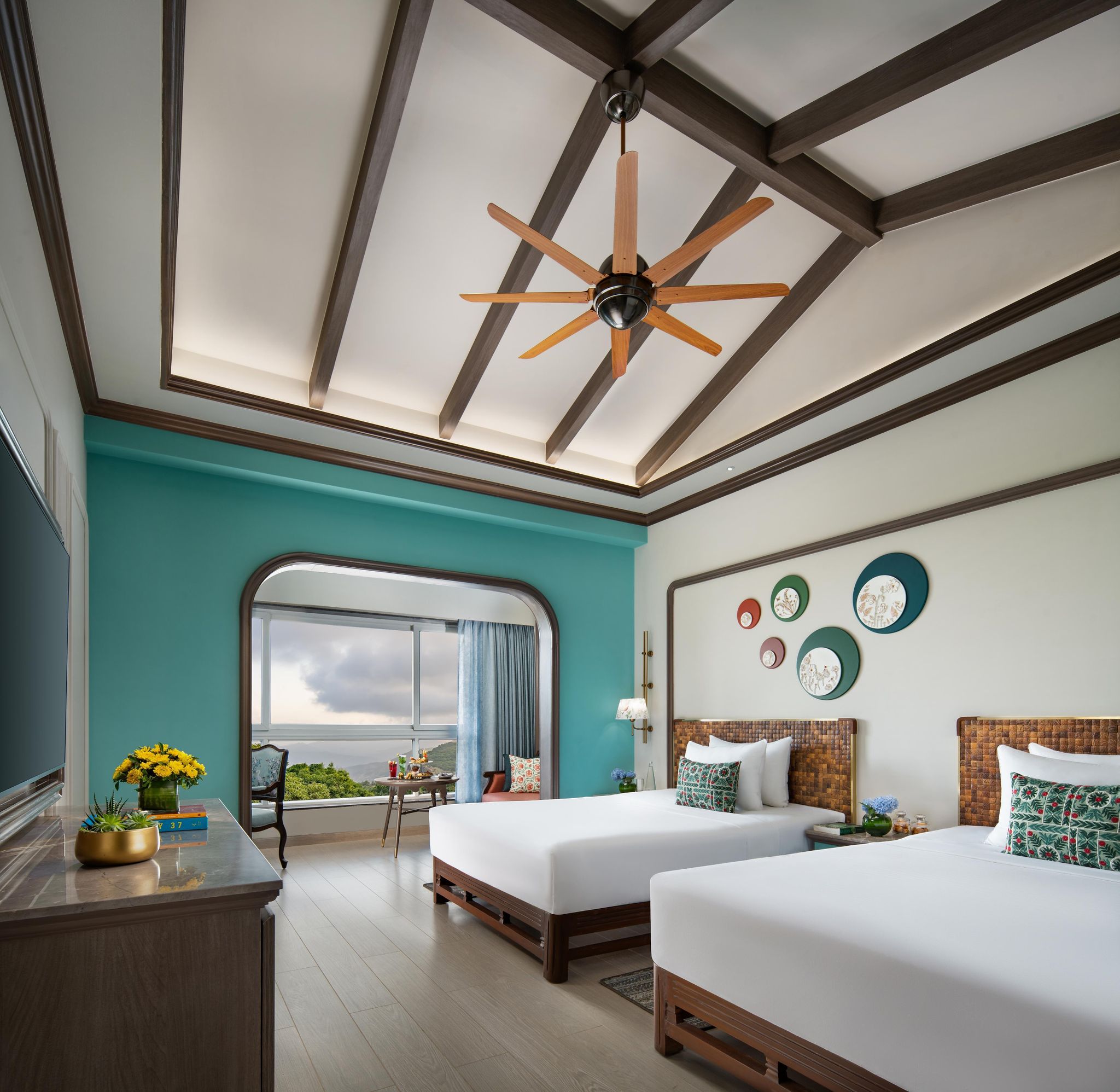 Deluxe room Twin bed Sit-out