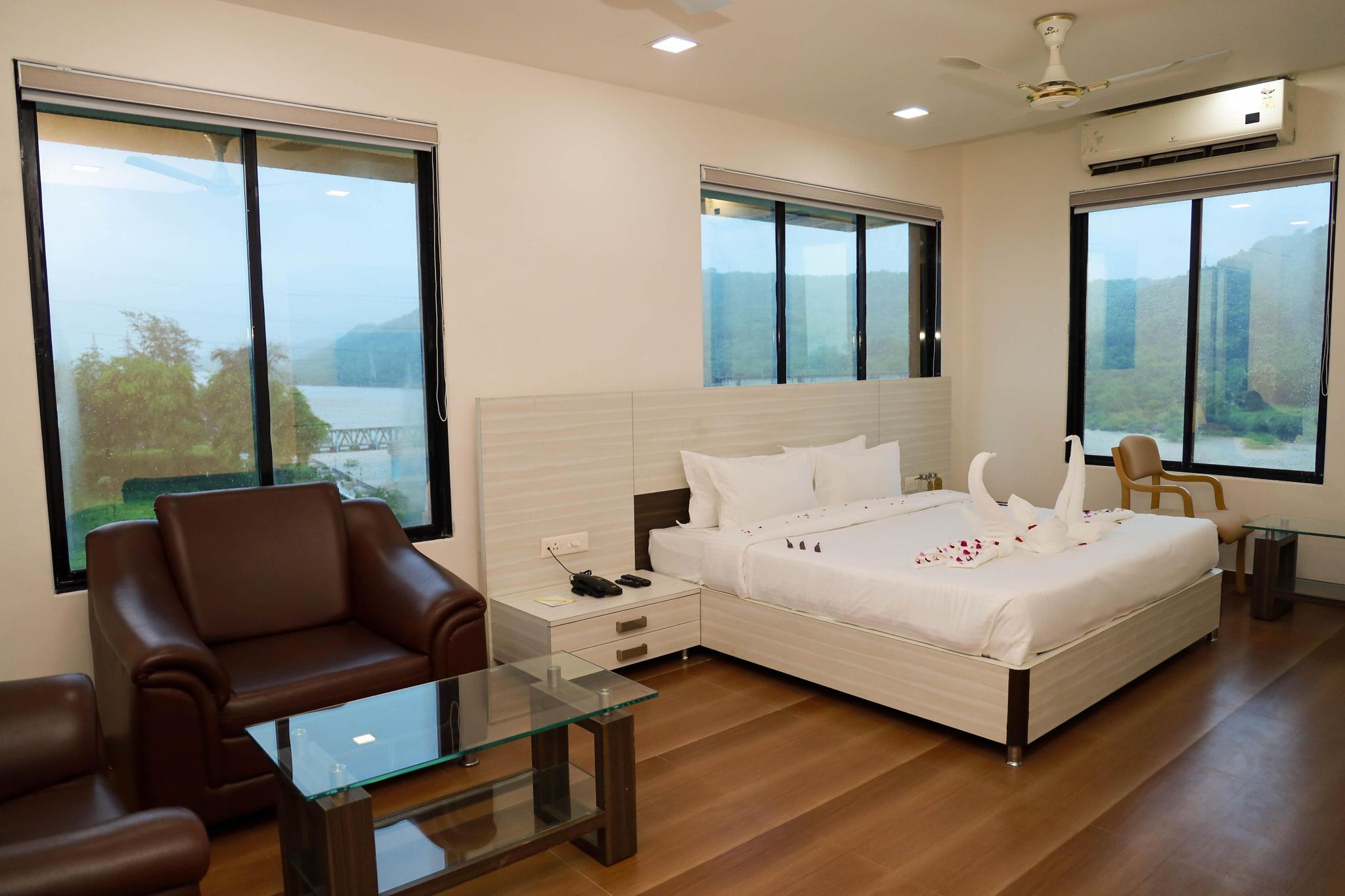 Deluxe River and Mountain View