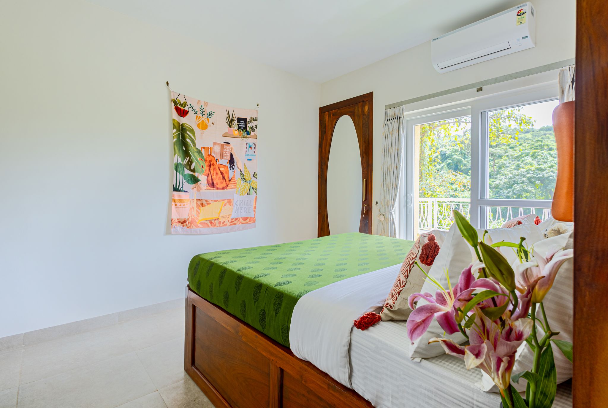 Alaya Stays 1 BHK with Balcony & Pool - Veera Marina 1 BHK With Balcony & Pool 2