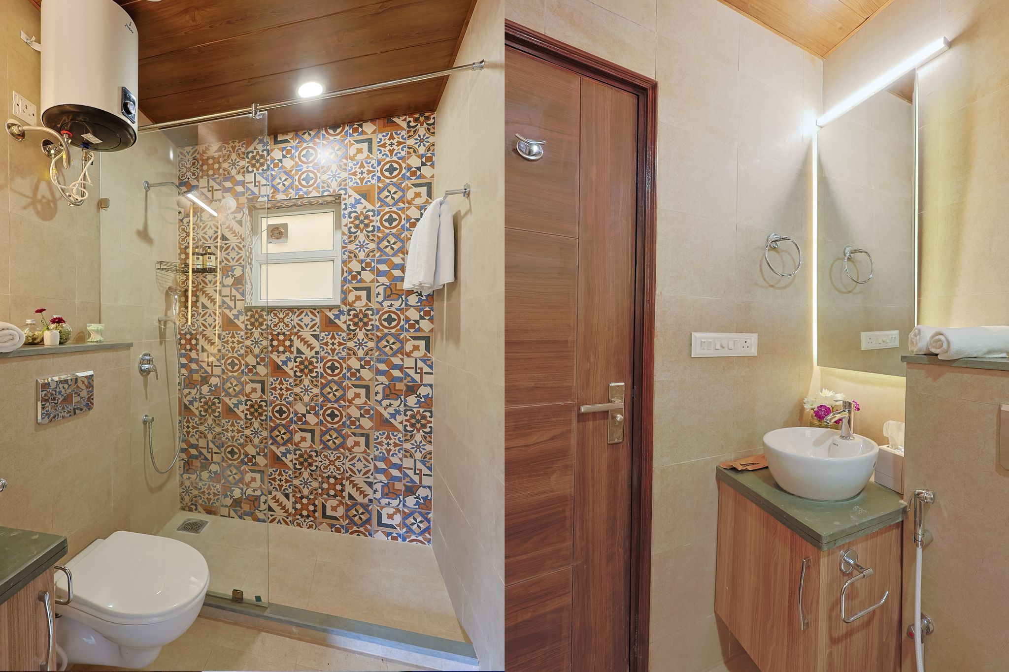 Alaya Stays 1 BHK with Balcony & Pool - Veera Marina 1 BHK With Balcony & Pool 4