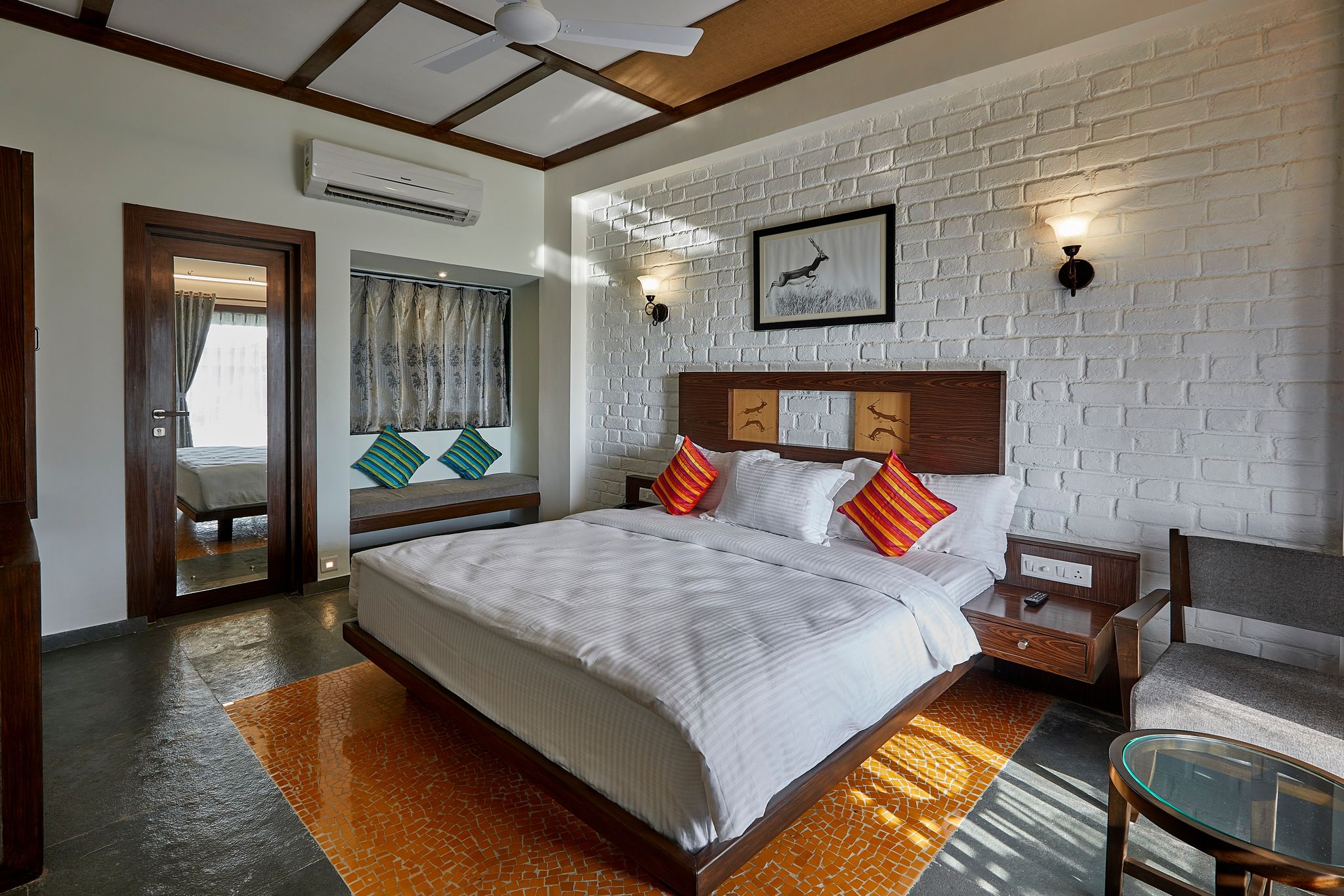 Blackbuck Safari Lodge Velavadar Deluxe AC Cottage