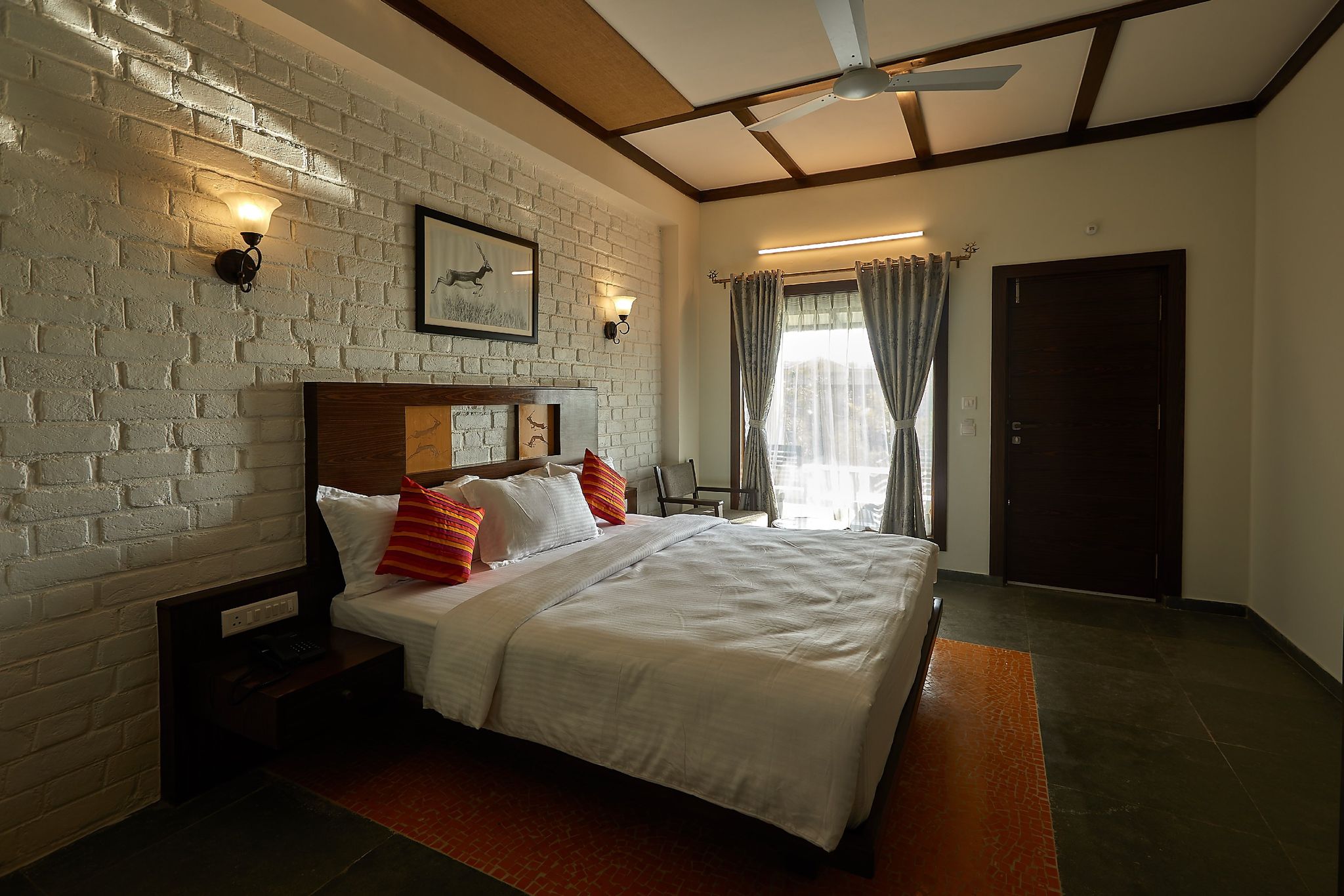 Blackbuck Safari Lodge Velavadar Deluxe AC Cottage 5