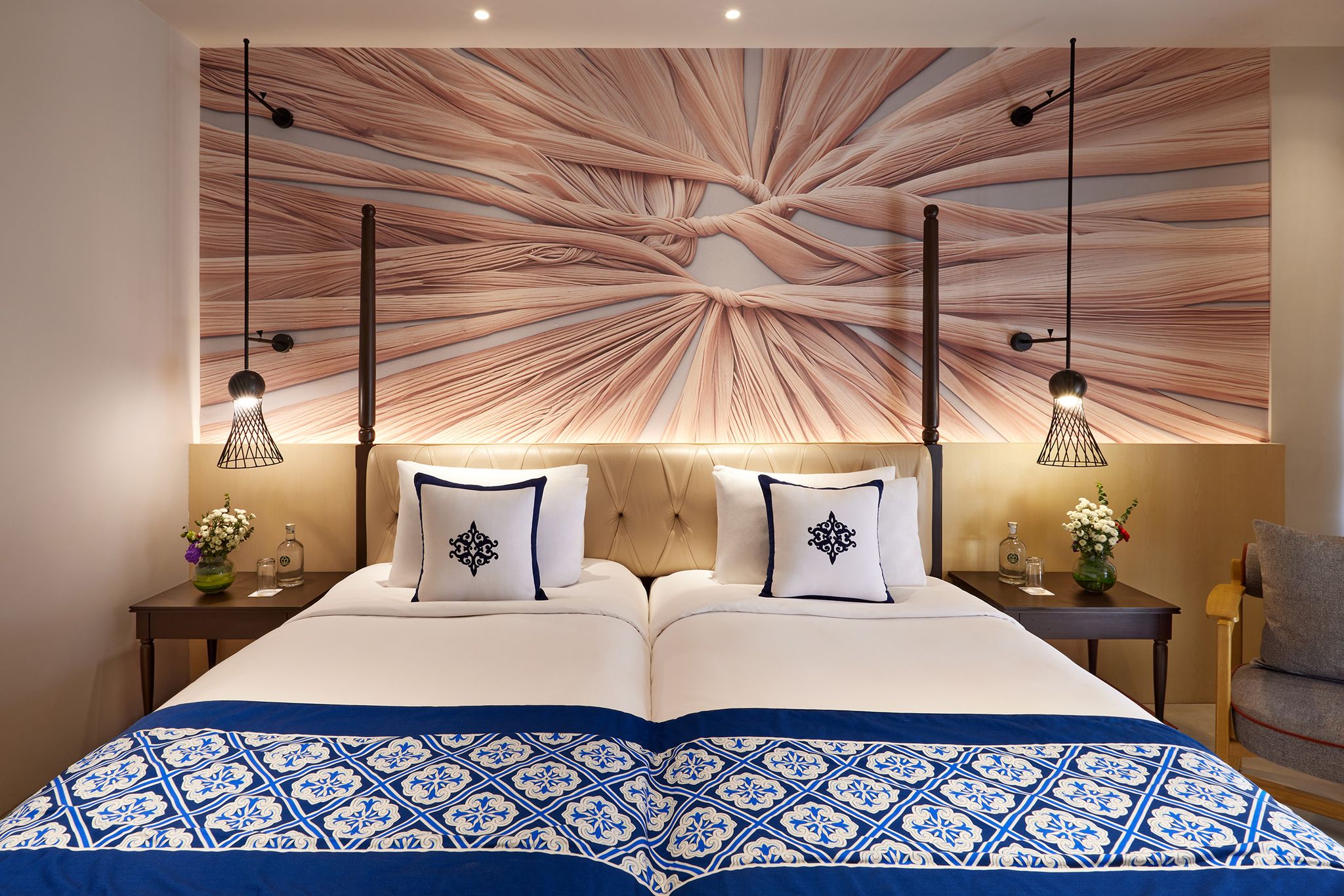 Premium Room Twin Bed Pool View with Balcony