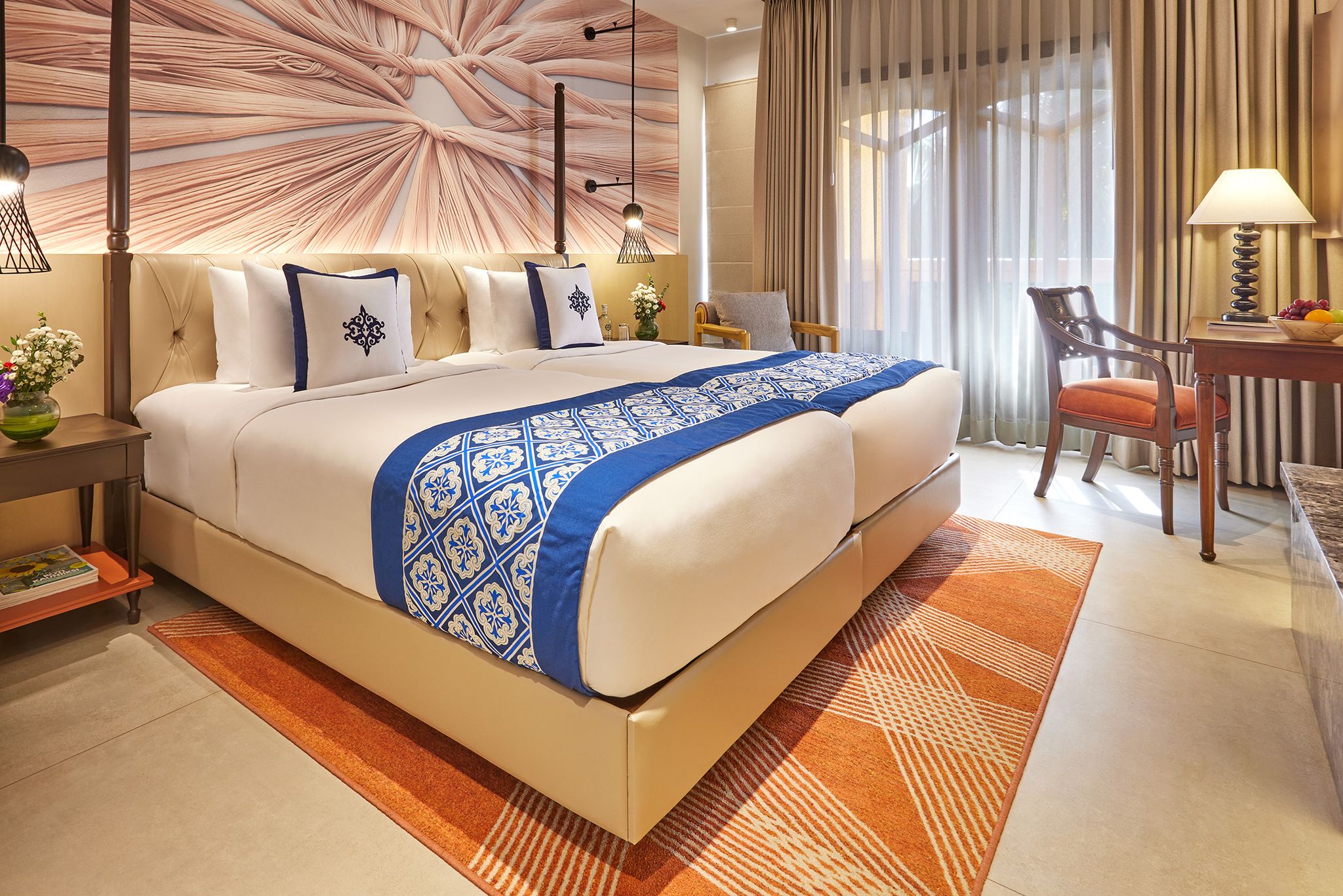 Premium Room Twin Bed Pool View with Balcony