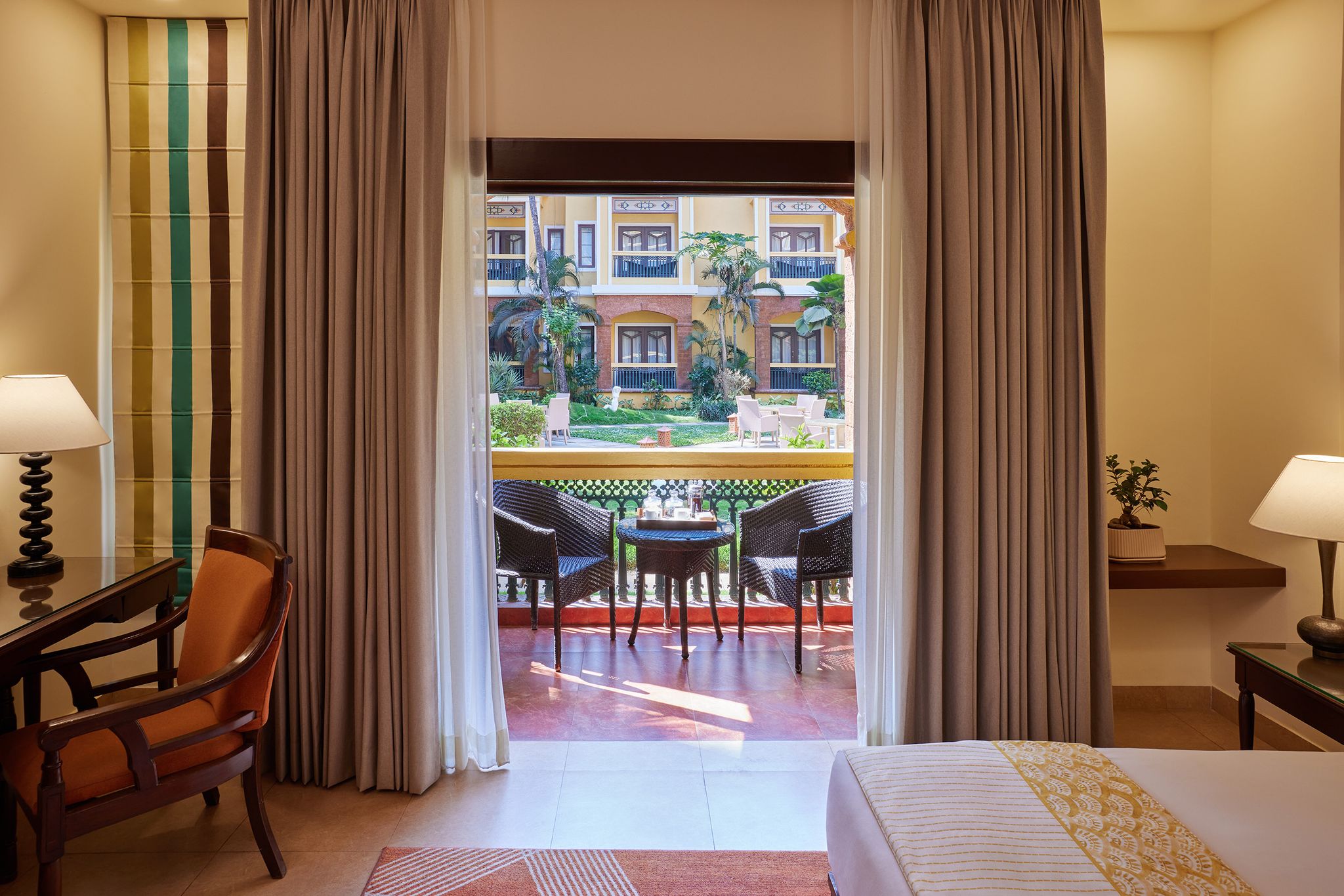 Deluxe Room King Bed Garden View with Balcony