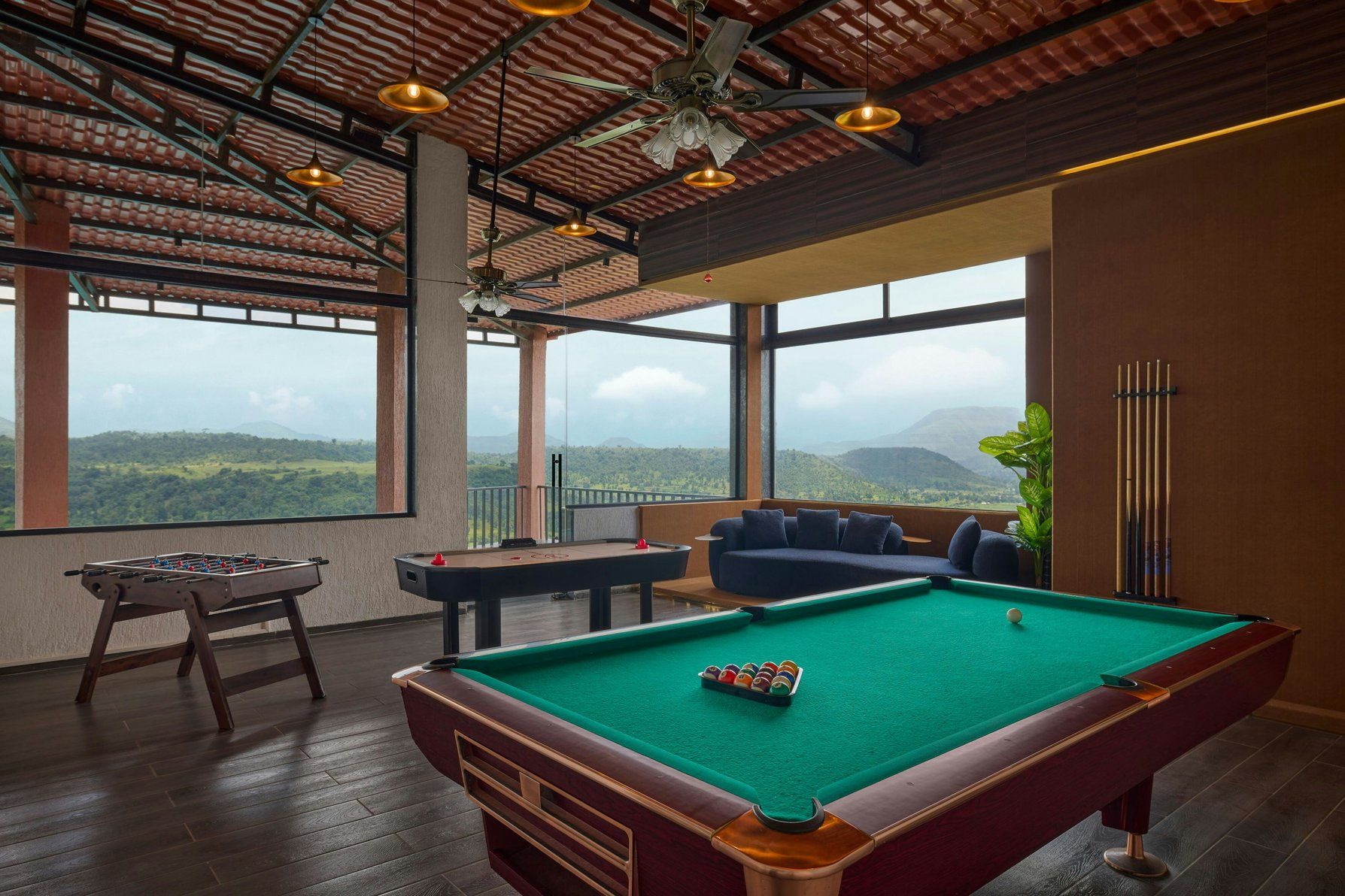 Indoor Game Room - Pool Table
