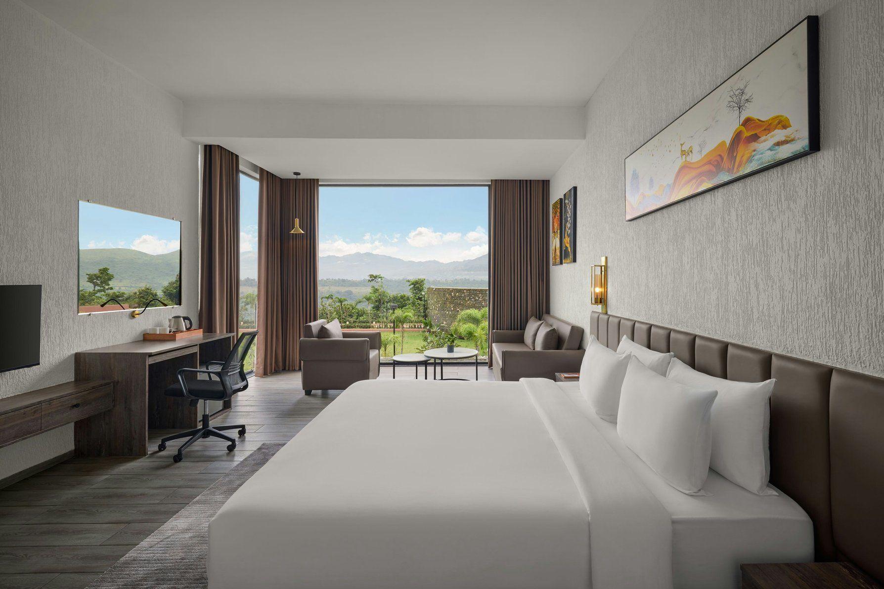 The Fern Heaven on The Hills Hatgad-Saputara, Series by Marriott Winter Green, Guest room, 1 King, Garden view