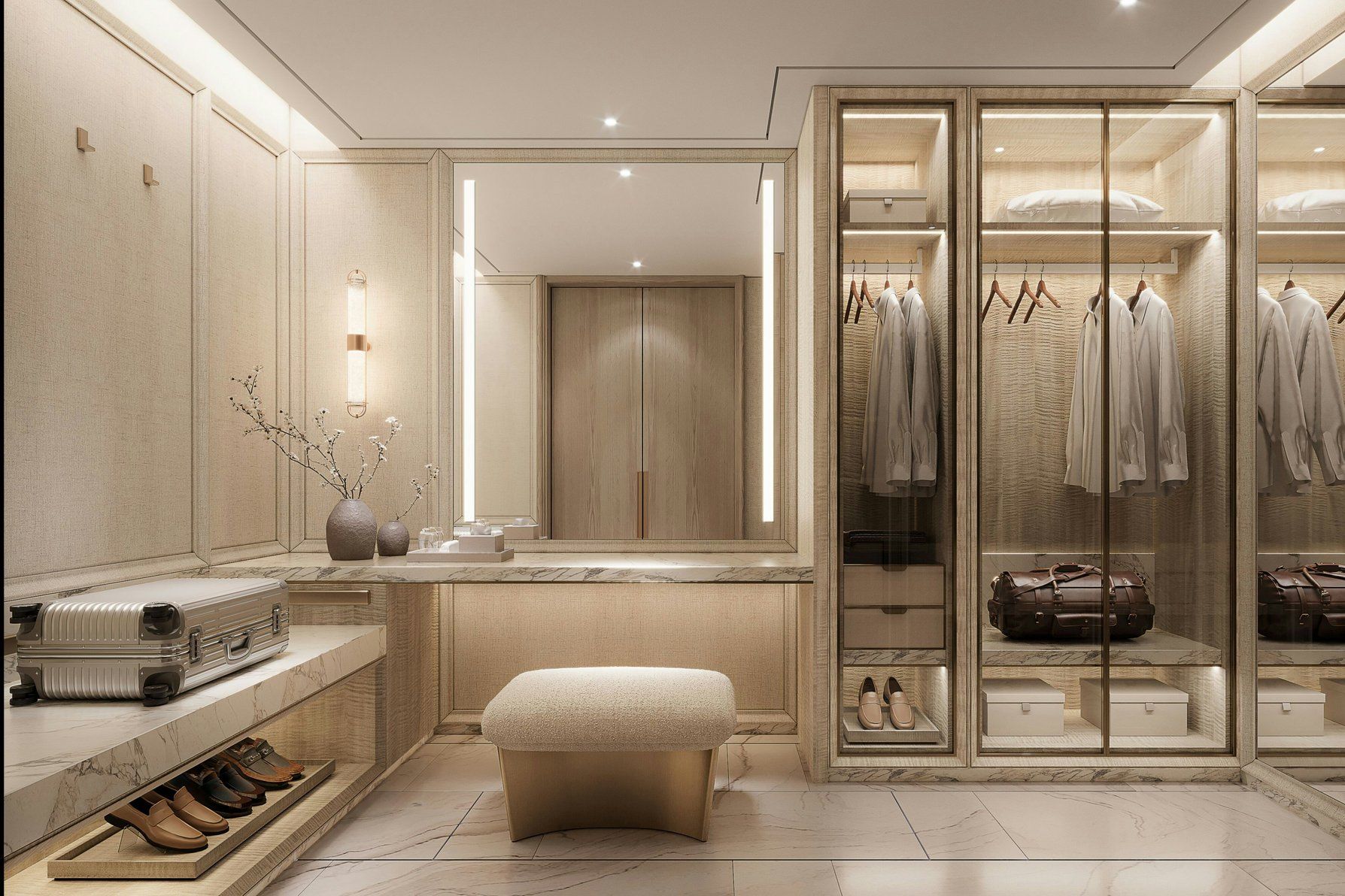 Presidential Villa Walk in Closet