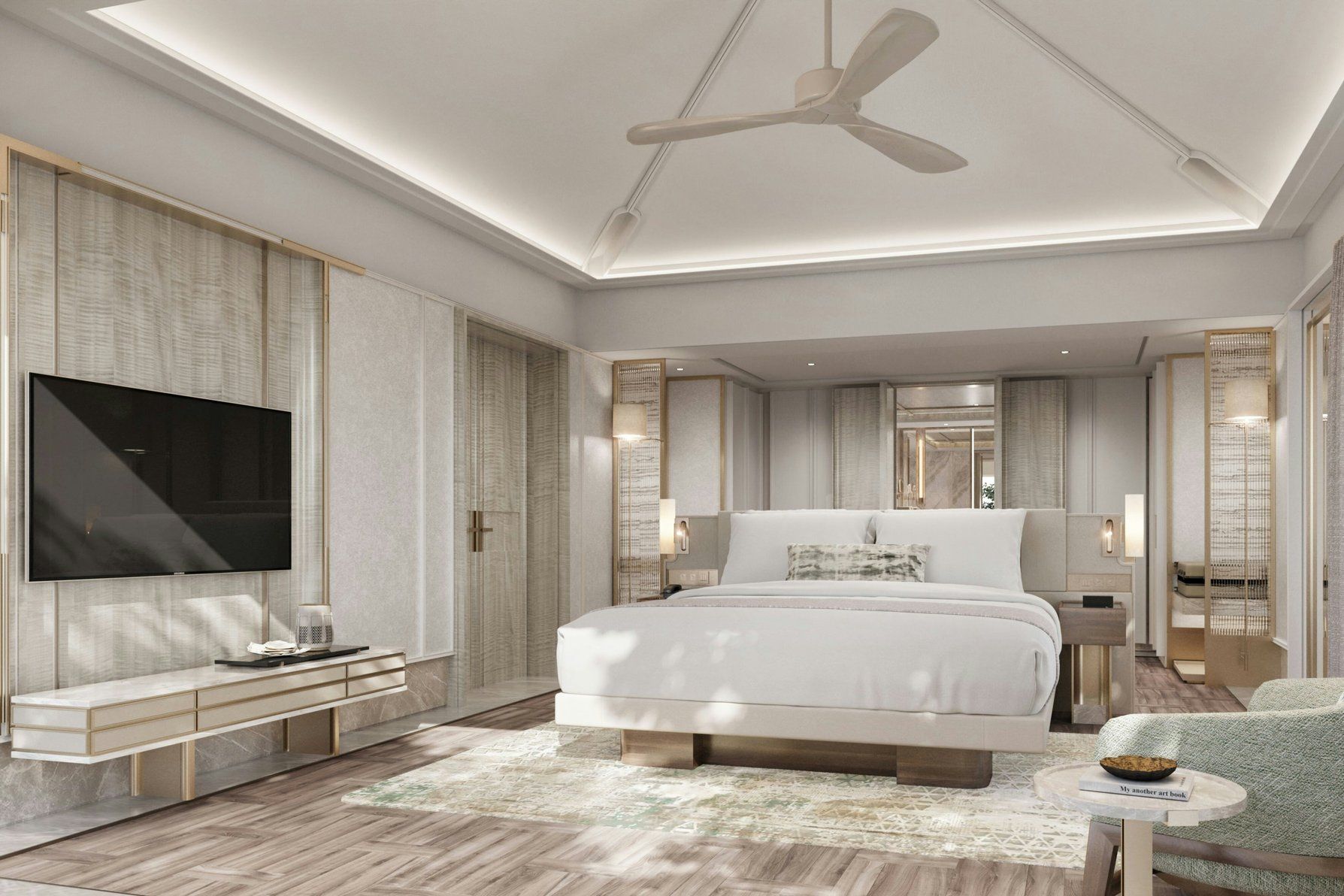 John Jacob Astor Villa, 2 Bedroom Villa, Bedroom 1: 1 King, Bedroom 2: 2 Twin, Plunge pool