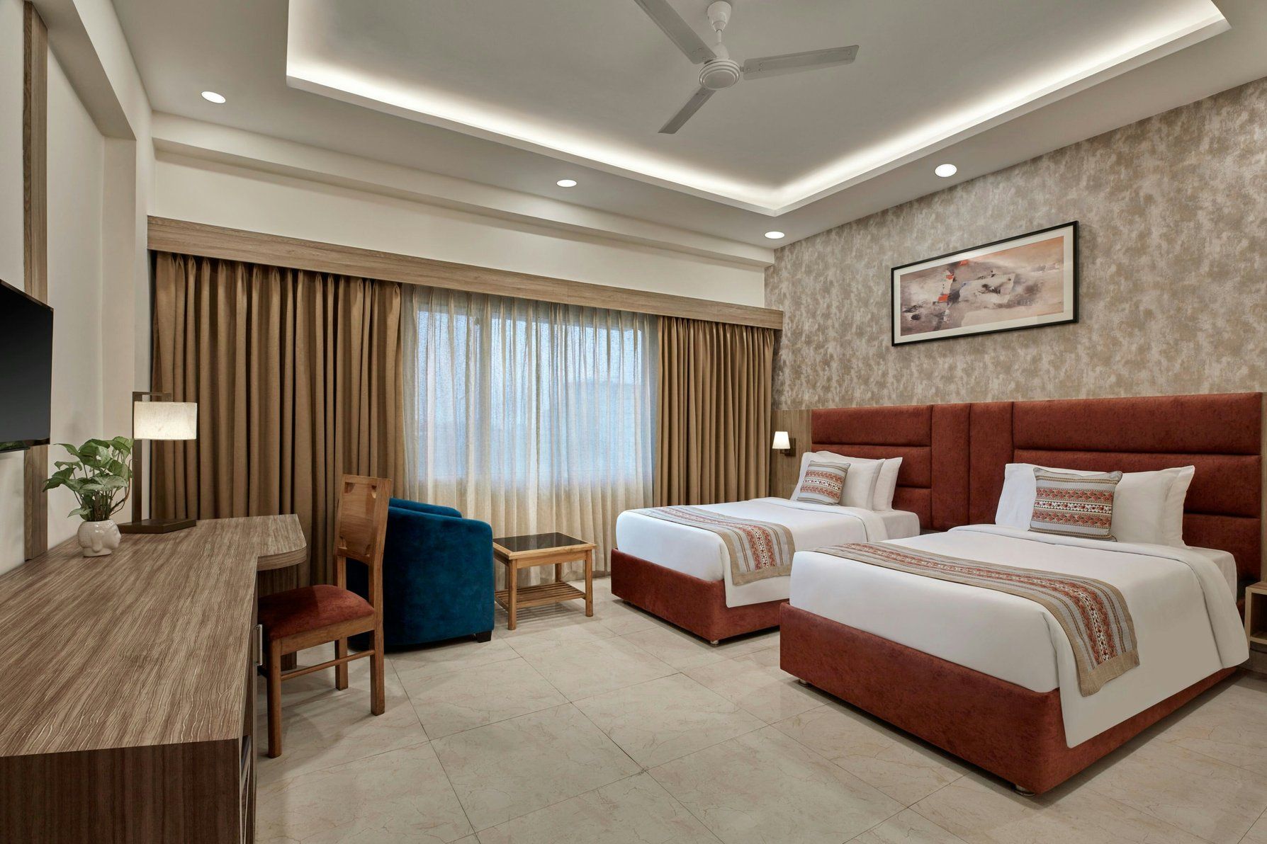 Guestroom - Twin Beds