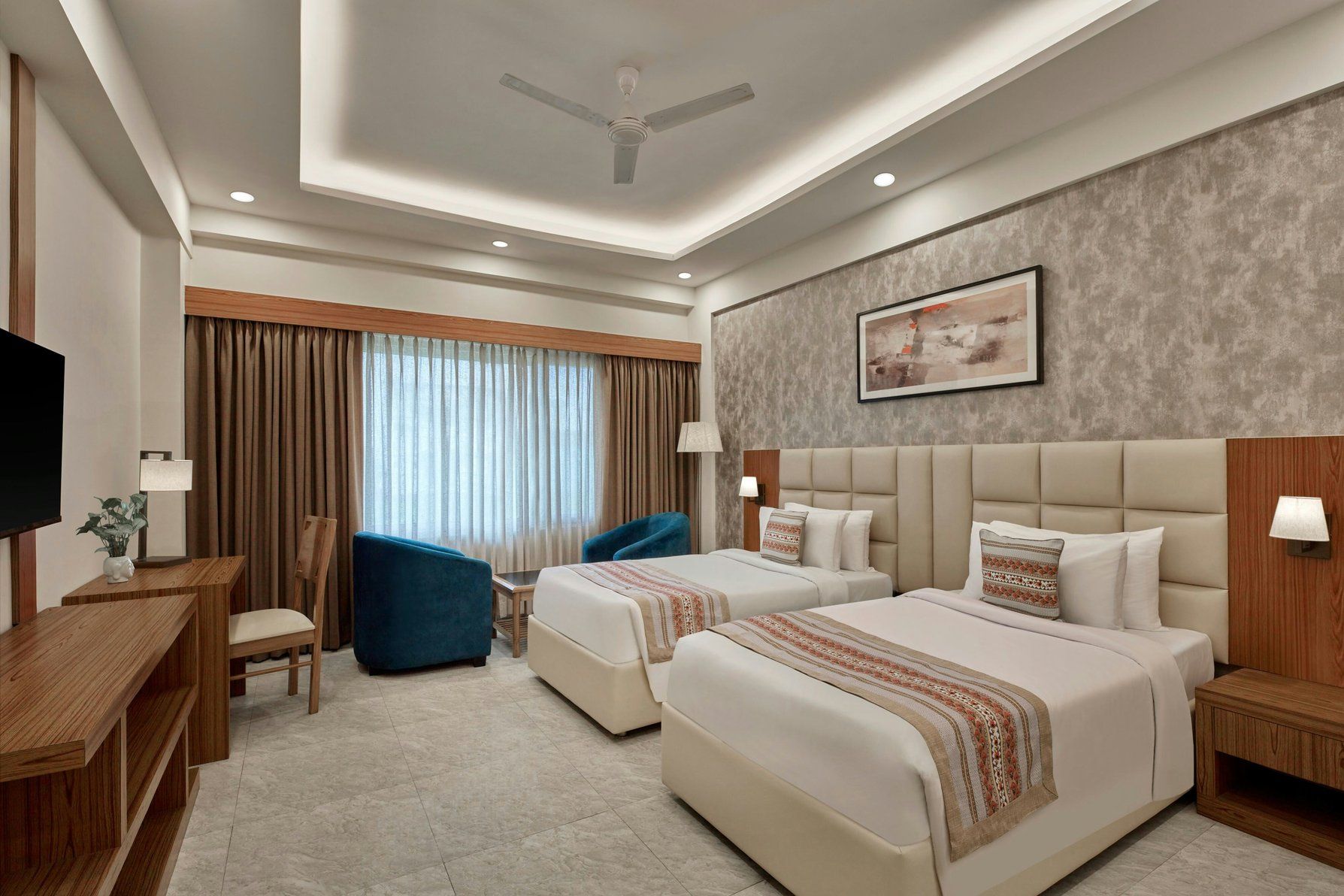Guestroom - Twin Beds