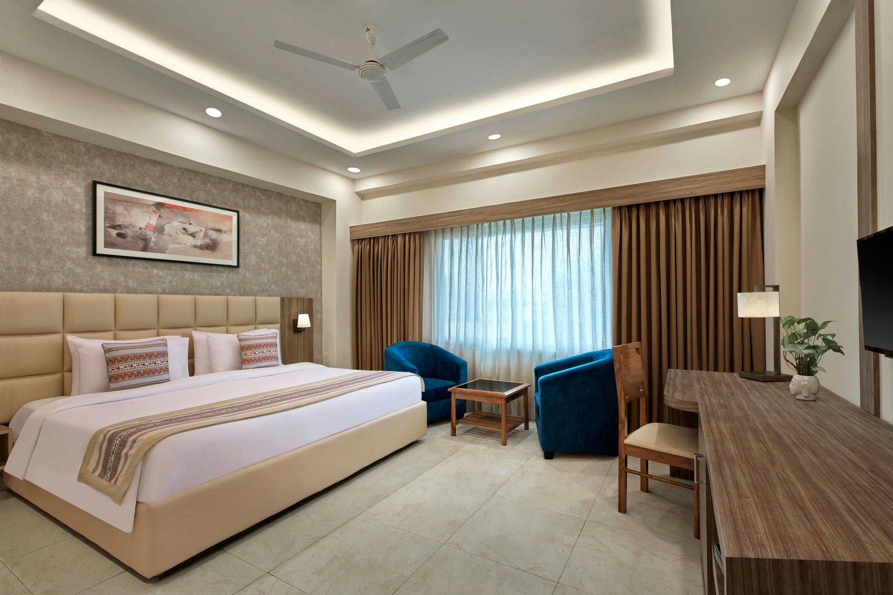 The Fern Residency Bodhgaya, Series by Marriott Winter Green, Guest room, 1 King, Limited view