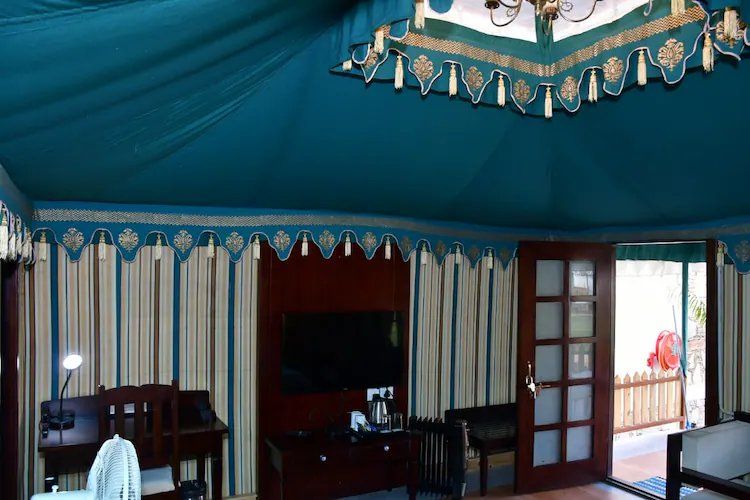 Ananda Resort Deluxe Luxury Tent with Sit out 5