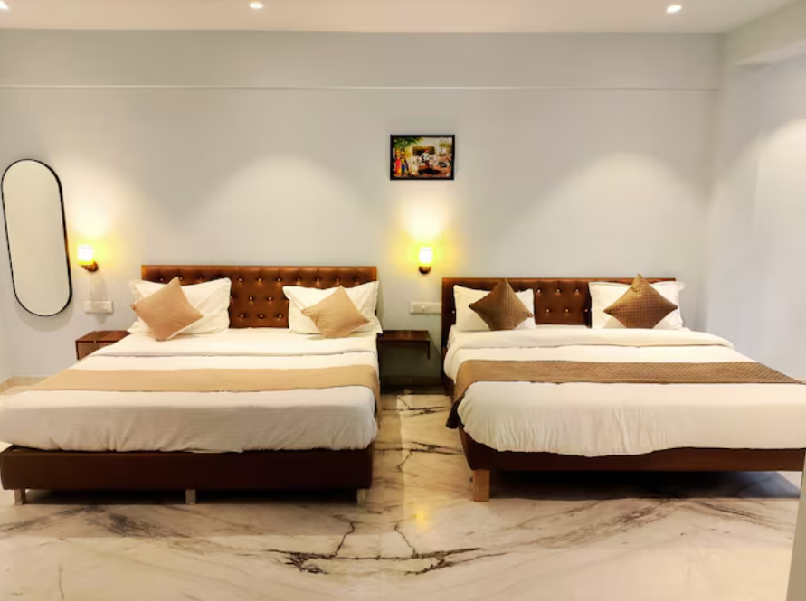 Misty Blues Resort & Villas Family Room with 2 Double Bed 3