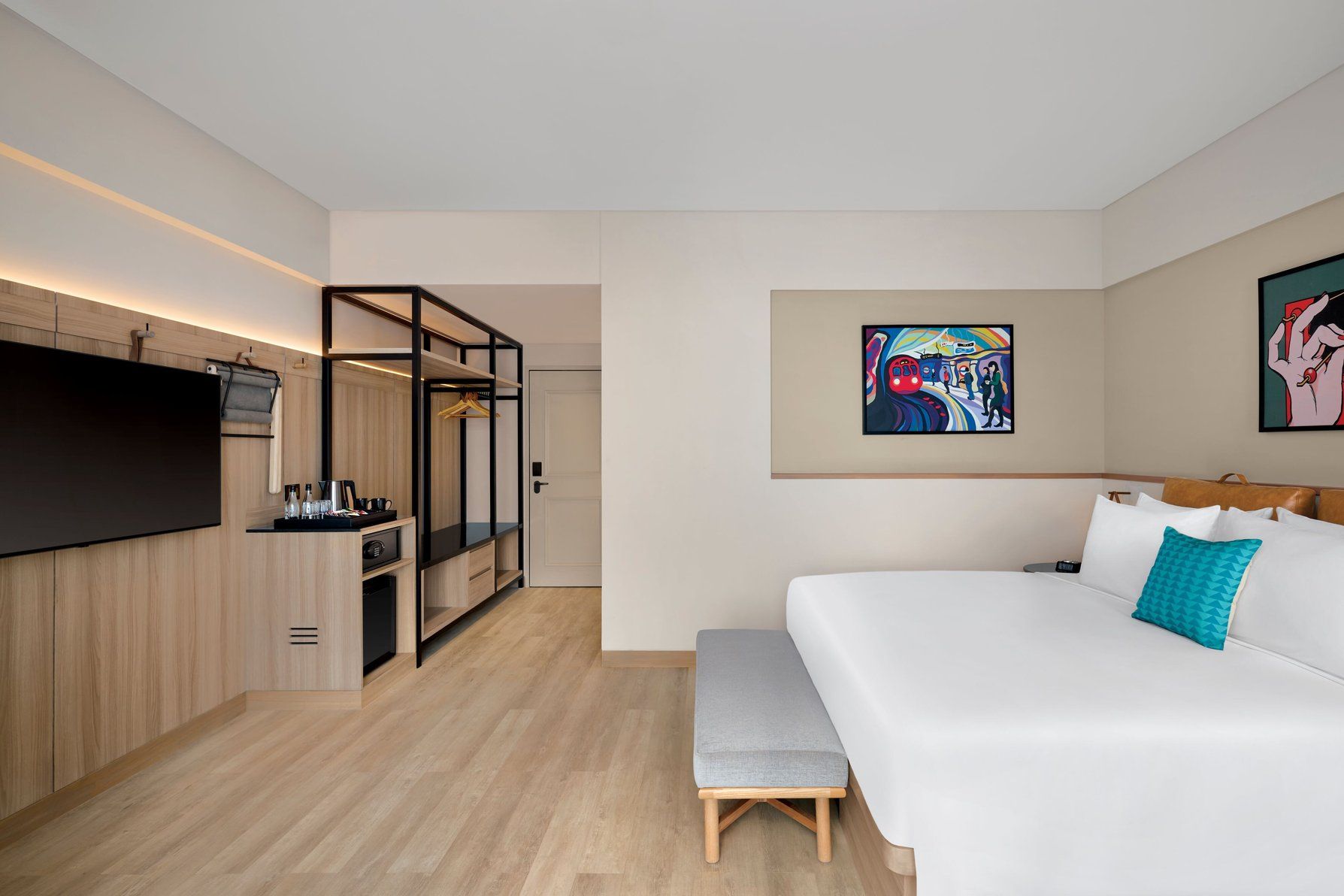 Moxy Mumbai Andheri West Director Room, Studio, King, Sofa bed, Skyline view, Near elevator 2