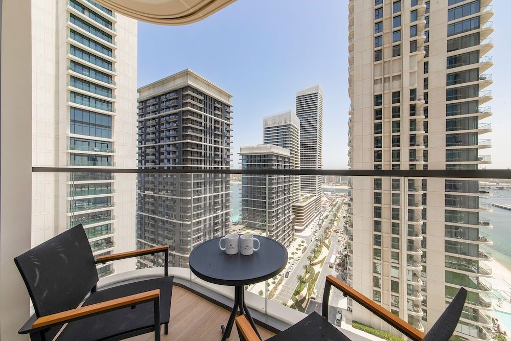 Marina Vista Emaar Beachfront Apartments Premier Apartment, Balcony, Sea View 5