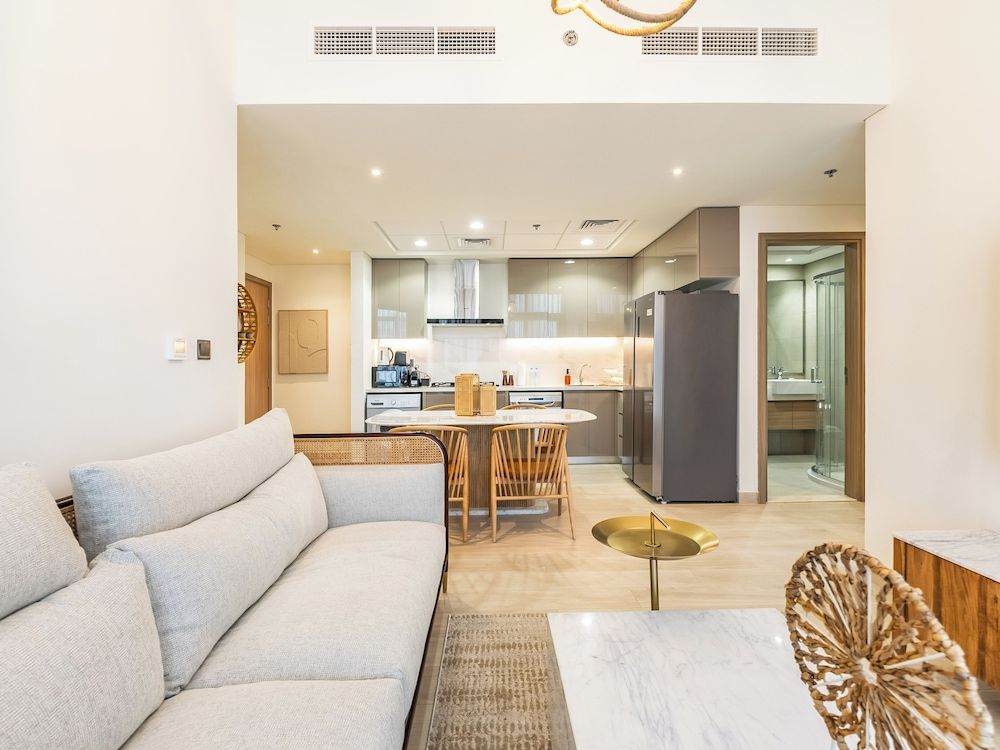Condo With Burj Khalifa View In City