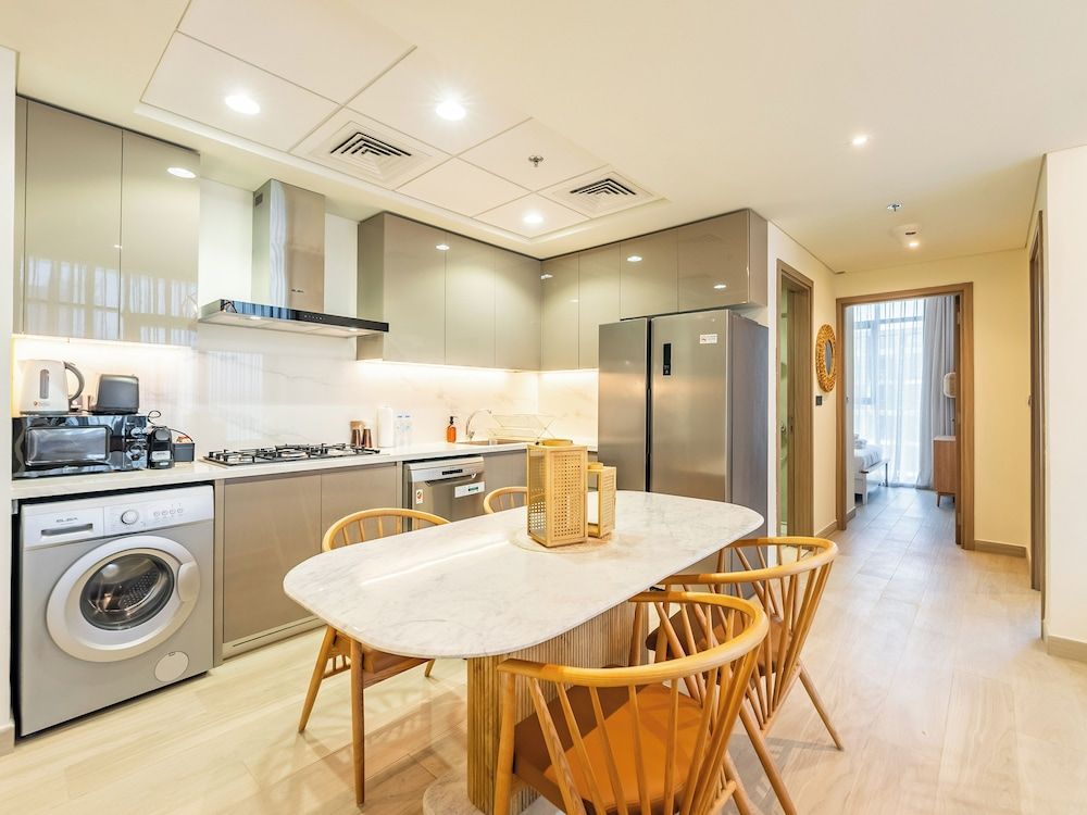 Condo With Burj Khalifa View In City