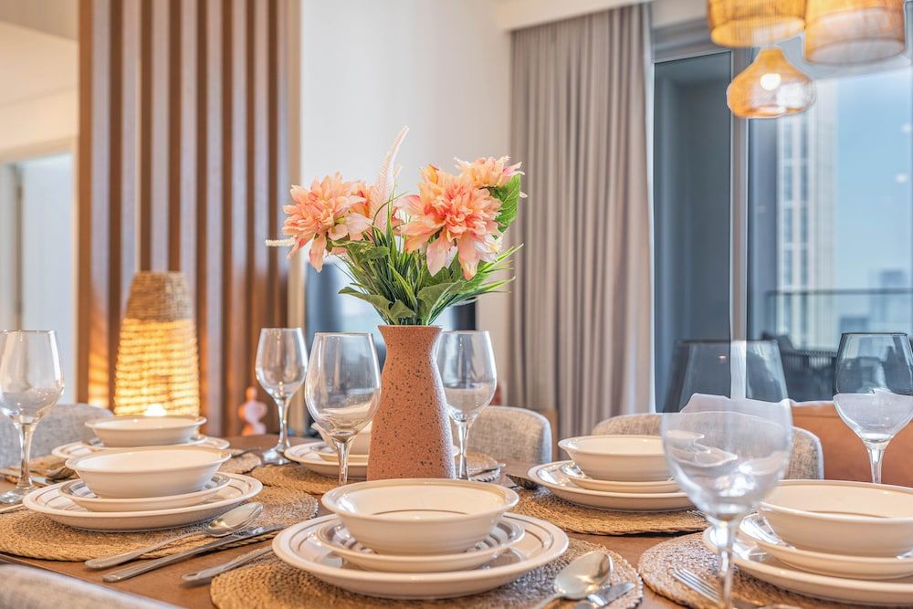Lux 3BHK Burj Khalifa & fountain view