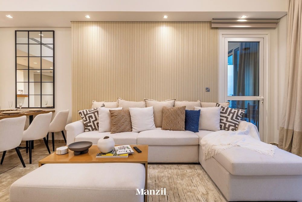 2BR + Maid's w Sea Views in Palm near Nakheel Mall Luxury Apartment, Balcony, Sea View 11