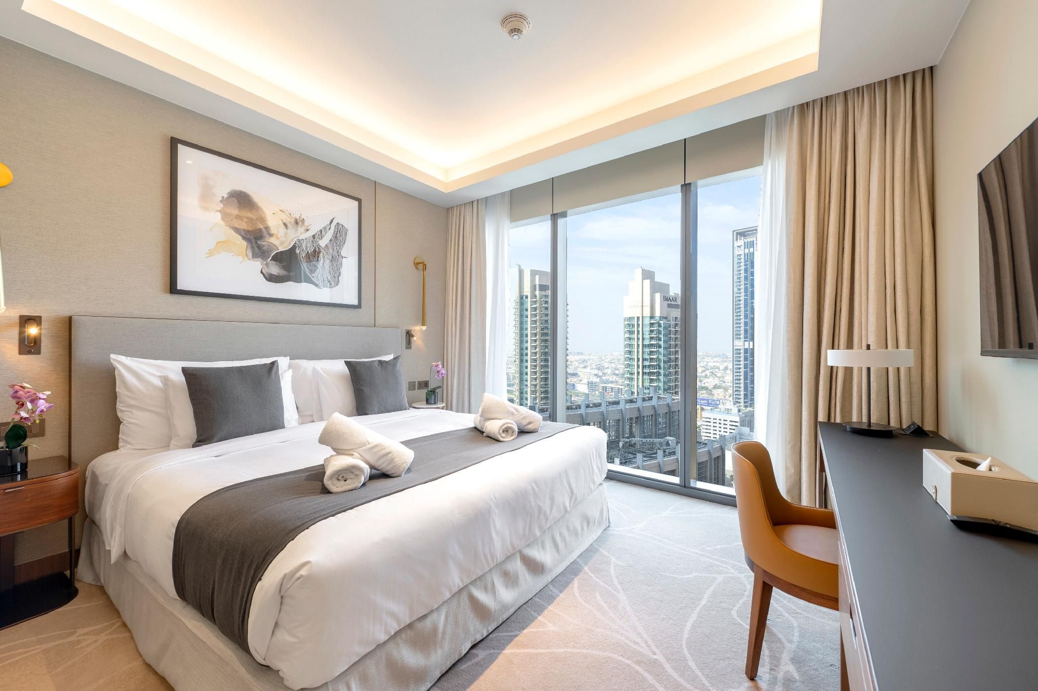 Address Residences Dubai Opera - Burj Khalifa City Views 2 & 3-Bedroom Apartment 1 minute walk to Burj Khalifa, Dubai Mall, Dubai Fountain by Heaven Crest