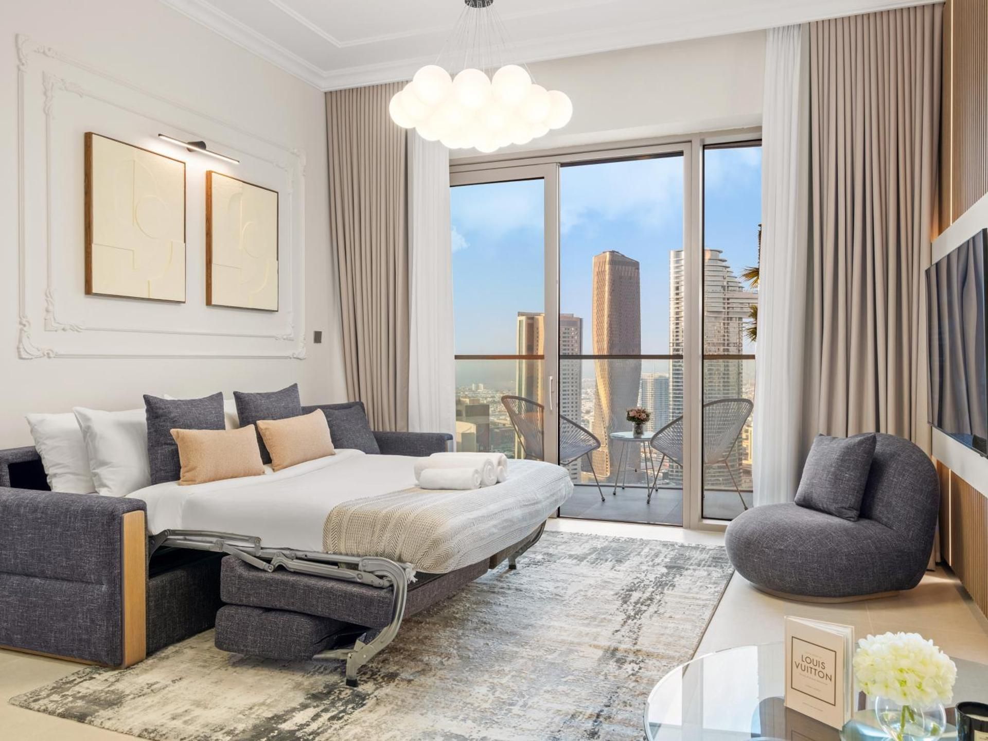 Luxury Two-Bedroom Apartment with Terrace and Full Burj Khalifa View
