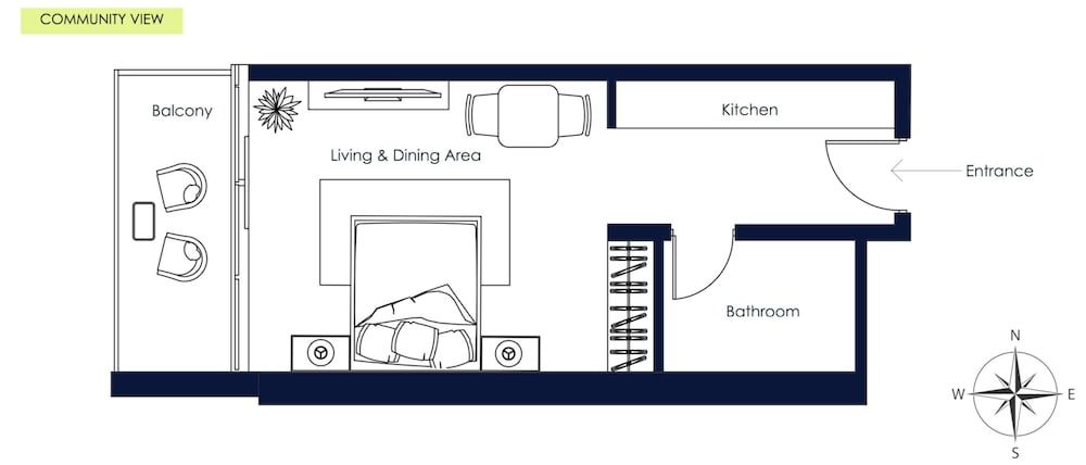 Room layout blue print