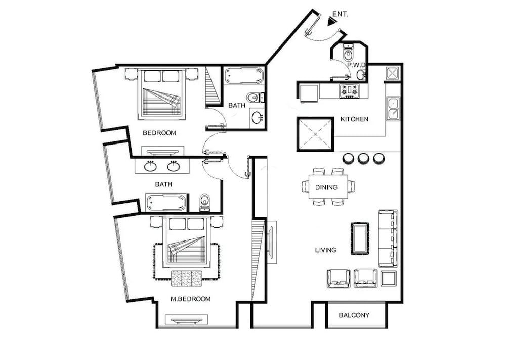 LUX  Cayan Superior Suite 4 Dubai Marina