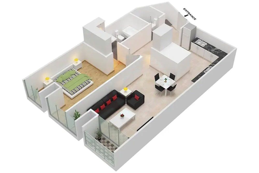 Room layout blue print