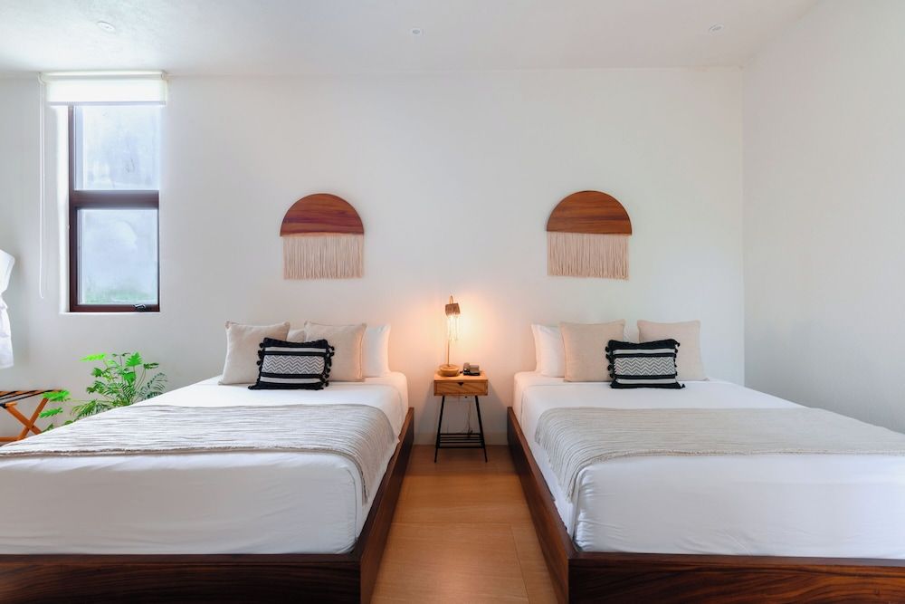Agua de Luna Boutique Hotel, San Pancho Nayarit Deluxe Double Room, 2 Queen Beds, Private Bathroom
