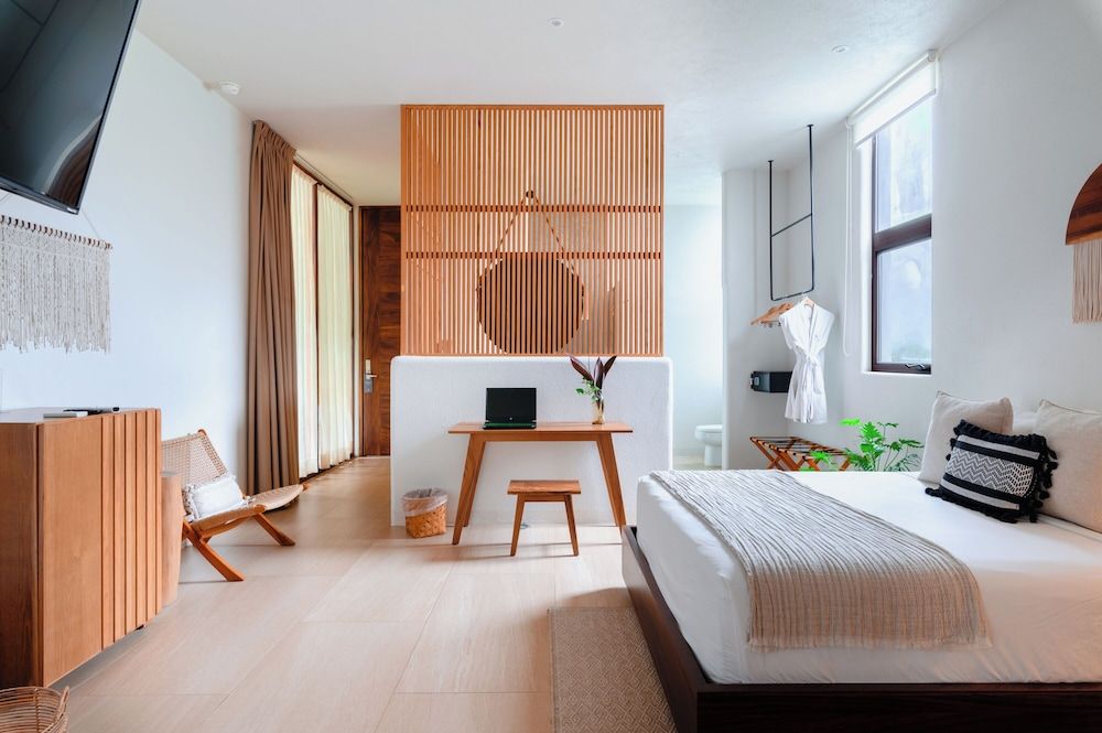 Agua de Luna Boutique Hotel, San Pancho Nayarit Deluxe Double Room, 2 Queen Beds, Private Bathroom 7