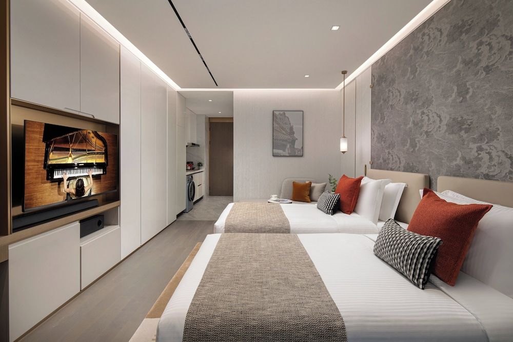 Ascott Pazhou Guangzhou Deluxe Studio, 2 Twin Beds 2