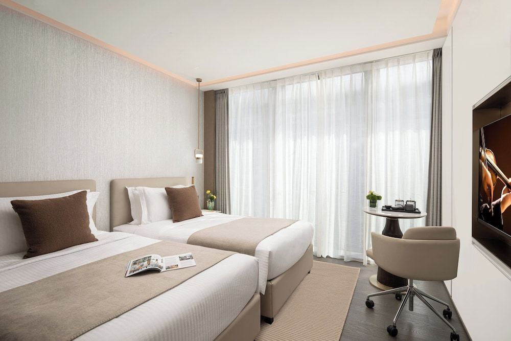 Ascott Pazhou Guangzhou Deluxe Studio, 2 Twin Beds