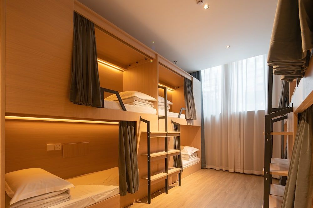 Bed in 8-Bed Male Dormitory Room