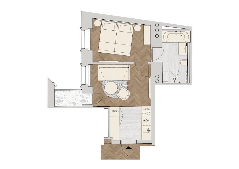 Room layout blue print