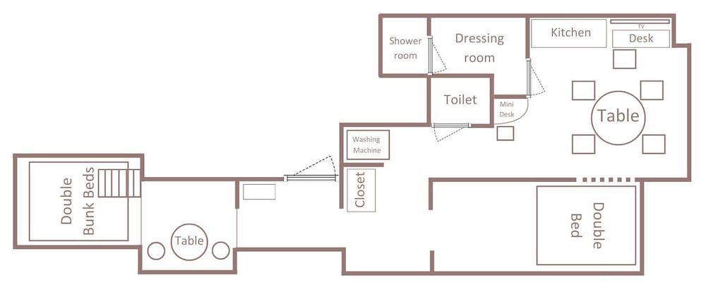 Room layout blue print
