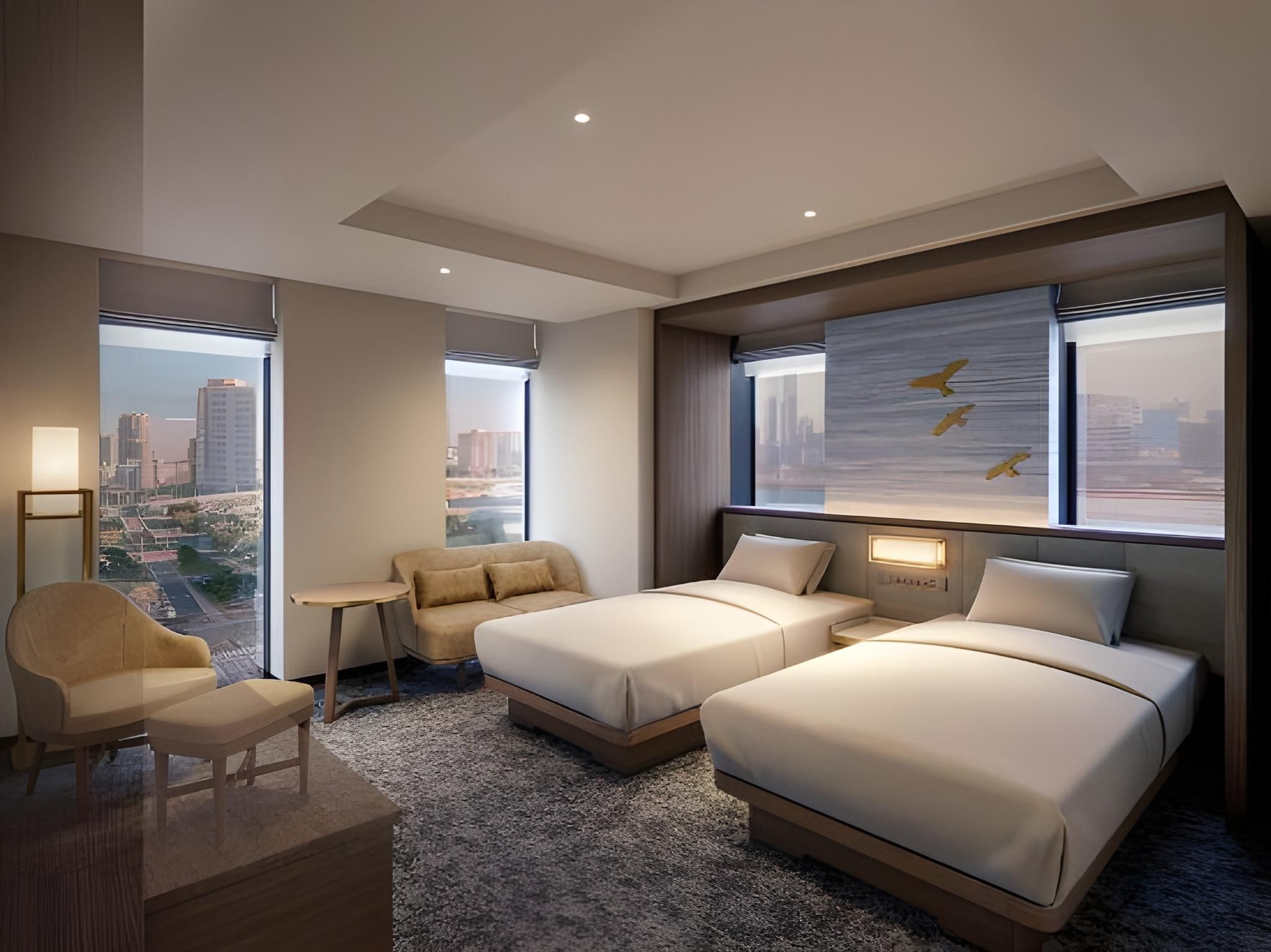 Corner Executive Twin Room - Non-Smoking
