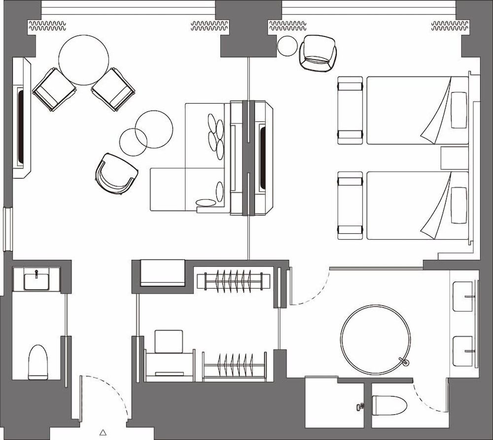 Specialty Suite Twin, 2 Double Beds, Non Smoking
