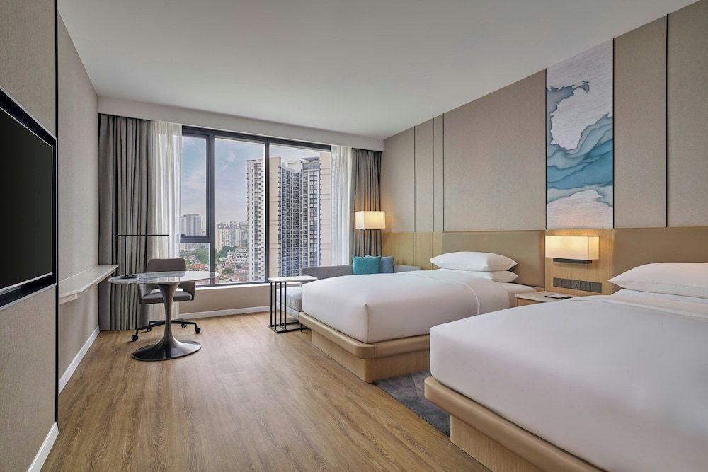 Premium Room, 2 Double Beds, Non Smoking, City View