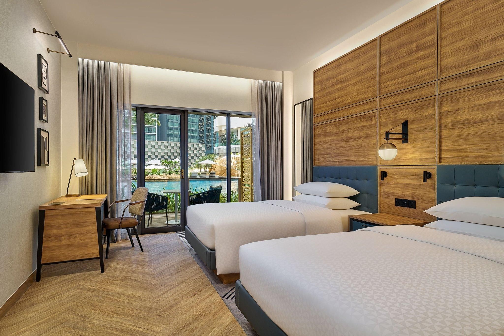 Cabana, Guest room, 2 Double, Pool view, Pool access