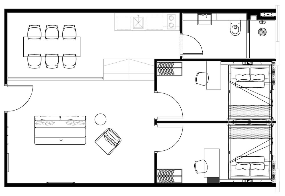 Family Suite, 2 Bedrooms, Kitchenette