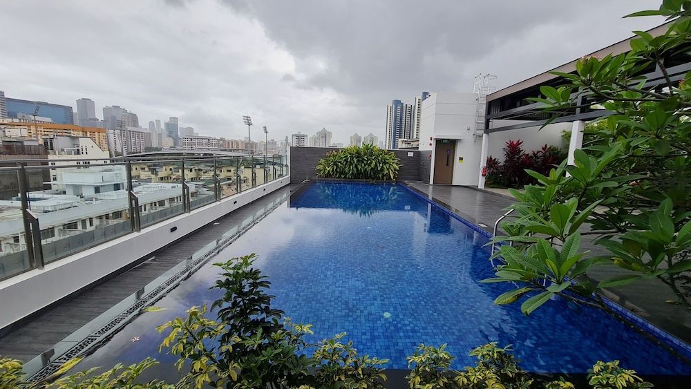 Rooftop pool