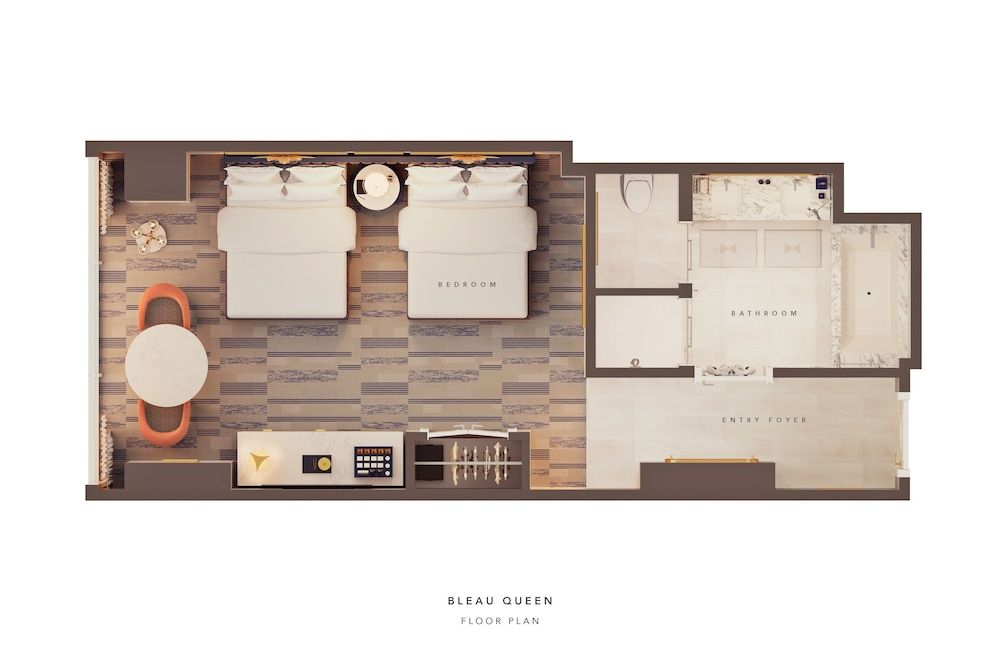 Room layout blue print